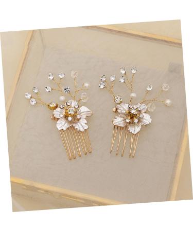 Housoutil 1pc Hair Comb Hair Comb Headdress Jewelry Hair Combs Rhinestone Hair Combs Headhones Flower Hair Accessories Powder Spray Bottle Diamond Headgear Bride Alloy - Buy Online on GoSupps.com