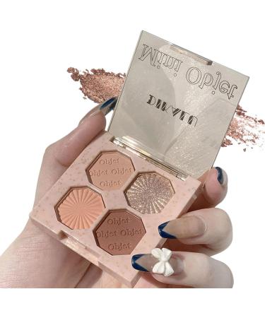 XGZ Eyeshadow Makeup Shimmer Glitter Eye Shadow Long Lasting Self-Adhesive Eye Shadow Neutral Cosmetic Eye Shadow 4 Colors - Buy Online on GoSupps.com