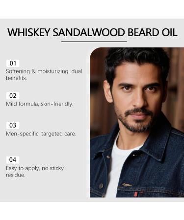  Duqulle Men's Beard Oil 30ml - Beard Care Oils - Moisturizing Oils for a Smooth Mustache - Softening Natural Moisturizing Cream - Beard Care Oil - For Men Husbands Travel - Buy Online on GoSupps.com