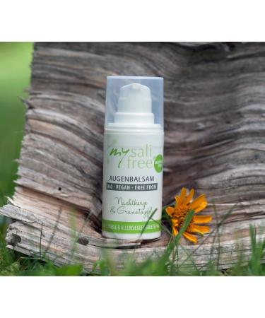 Buy MySalifree Organic Eye Balm - Intense Anti-Wrinkle Cream for Sensitive Skin | Pomegranate & Night Candle | 100% Certified Biocosmetics Vegan & Organic - International Shipping Available - Buy Online on GoSupps.com