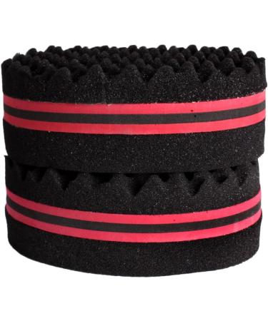 Andux Zone Hair Sponge Afro Braid Style 2 Pieces Hair Sponge Brush for Twists Coils JFHM-01 (Red) - Buy Online on GoSupps.com
