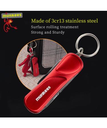 Buy Ace Camp Munkees Multi-Tool Keychain 6 Functions: Nail File Clippers Scissors & More - Portable Gift for Travel - Fast International Shipping - Buy Online on GoSupps.com