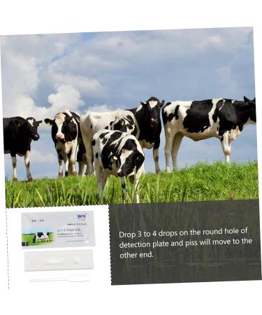 GLEAVI 2 Pcs Pregnant Tester Pregnancy Test Strip for Cow Sheep Pregnancy Test Strip Farm Animal Plastic Whitex2pcs 13X6.2X1cmx2pcs - Buy Online on GoSupps.com