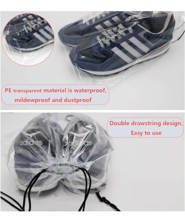 72 PCS Large Portable Clear Shoe Storage Bags for Travel - Transparent Shoe Organizer - Buy Online on GoSupps.com