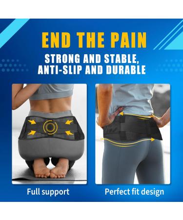 Moskeson Unisex Iliosakral Hip Girdle - Sciatica Back & Pelvic Pain Relief (M 82-115cm) - International Shipping Available - Buy Online on GoSupps.com