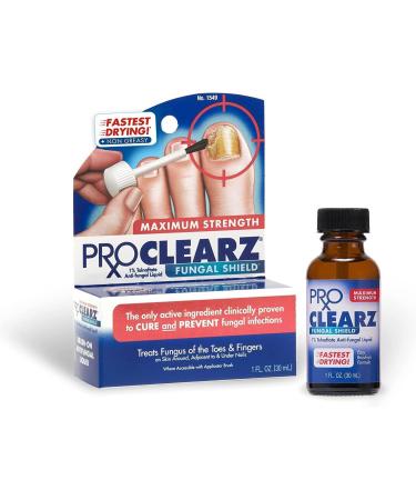 Proclearz Fungal Shield Antifungal Liquid 1 Oz - Maximum Strength Brush-on Treatment - Buy Online on GoSupps.com