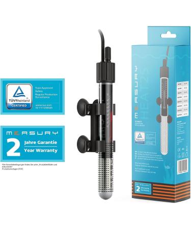 Measury Aquarium Heater 25W - Ideal for Nano Aquariums up to 20L with Indicator Light - Buy Online on GoSupps.com