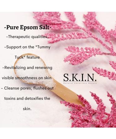 Natural Body Scrub Tummy Tuck | Handmade Rejuvenating & Firming | S.K.I.N. by Ezgi | 10oz | Smooth & Relaxing Skin Care - Buy Online on GoSupps.com