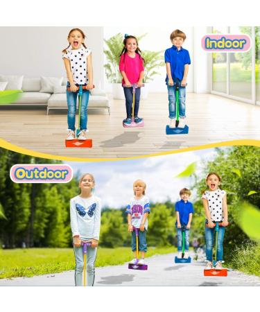 Superwinky Pink Pogo Stick for Kids Age 3-12 | Best Gifts for Girls 3-12 Years Old - Buy Online on GoSupps.com