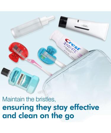 seplouis Toothbrush Head Cover Compatible with Manual Toothbrush & Electric Toothbrush Head 6 Pack - Buy Online on GoSupps.com