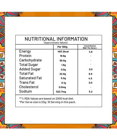  Haldiram's Haldiram Bombay Mix 200 g (lot de 6) - Buy Online on GoSupps.com