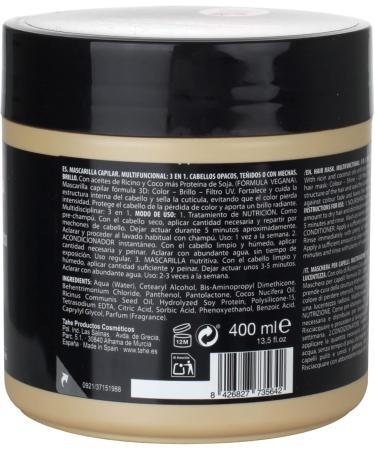 Tahe Gold Protein 3 in 1 Hair Mask for Colored or Highlighted Hair (400 ml (Pack of 1)) - Buy Online on GoSupps.com