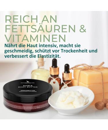 Body Cream - Organic Body Butter with Shea Butter Superfood for Dry Skin - Intense Care Moisturizing & Revitalizing Waterless Formula Vegan Skin Foundation - 200ml - Buy Online on GoSupps.com