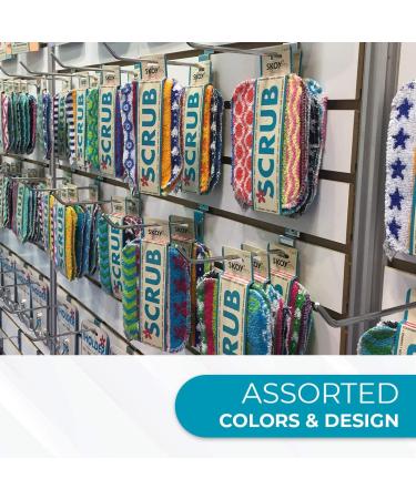 Skoy Scrub - Non-Scratching Reusable Kitchen Scrub - Eco-Friendly, Dishwasher Safe - 4-Pack, Assorted Colors - Buy Online on GoSupps.com