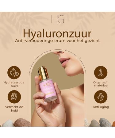 HG Aesthetics Facial Serum with 2 Hyaluronic Acid AntiAging Serum with Vitamin B5 Regenerating Facial Care Radiant Skin Booster Serum 30 ml - Buy Online on GoSupps.com