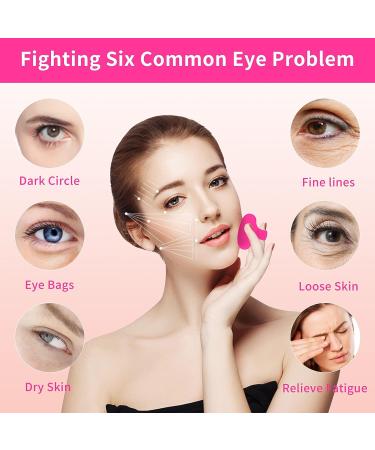 MaeDouy Mini Facial & Eye Skin Care Tools - Portable Vibrating USB Rechargeable Massager for Tightening, Anti-aging, and Relaxing Eyes - Rose - Buy Online on GoSupps.com