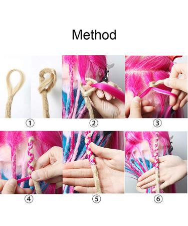 15pcs Dark Brown Dreadlocks Hair Extensions Crochet Twist - 30cm Faux Locs Braiding Hair for Reggae Hippie Style - Buy Online on GoSupps.com