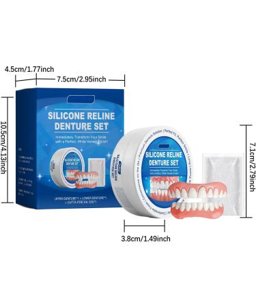 Dent Provisoire Prothese Dentaire Amovible Cosm tique Sourire Dent de Placages Dentaires Instantan es Proth se Prothese Dentaire Amovible - Buy Online on GoSupps.com