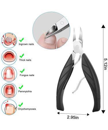 Ingrown Toenail Removal Kit - Professional Pedicure Tool Set for Seniors, Includes Clippers, Corrector Patch, and Strips for Thick Toe Nails - Pain Relief Treatment - Buy Online on GoSupps.com
