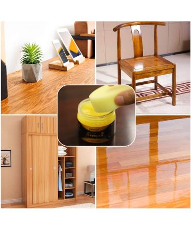 Beeswax Furniture Maintenance | Natural Wood Care & Protection | Waterproof & Abrasion-Resistant | 4x100g with 8 Sponges - Buy Online on GoSupps.com