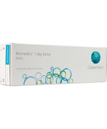 Biomedics 1-day daily ring extra toric contact lenses R 8.7 D 14.5 -2.25 diopter cylinder -1.75 90 axis 30 astigmatism