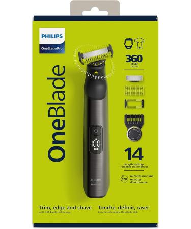 Philips OneBlade 360 Pro Wet & Dry Trim Edge & Shave with the 14 lengths Precision Comb & LED display QP6551/15 OneBlade Pro + - Buy Online on GoSupps.com