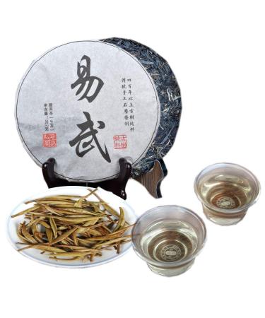 Th Pu'er chinois 357g (0.788LB )Th brut Puer Th vert Yi Wu Cake Tea Vieux th Pu-erh Vieux arbres Pu erh th Soins de sant Pu er tea Sain th Puerh