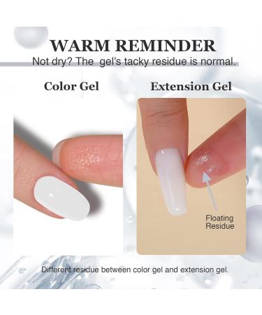 ROSALING Gelin 15ml - Strong Builder Gel for Nail Extensions & Repair | UV/LED White Nail Polish for Strengthening & Art - Buy Online on GoSupps.com
