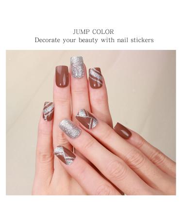 JMEOWIO Red Nail Foil Glitter - Self-Adhesive Nail Stickers for Stunning Nail Designs | Nail Art Accessories - Buy Online on GoSupps.com