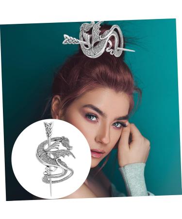 Ipetboom Vintage Viking Hairpins Hair Accessories Hair Stick Hair Clip Hair Barrettes Hair Slide Hair Bun Accessories Alloy Hair Barrette Hair Bun Stick European and American Ireland Miss - Buy Online on GoSupps.com