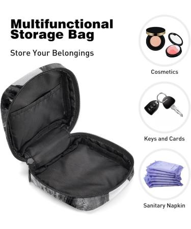 Vintage Horse Print Period Bag | Sanitary Napkin Storage & Makeup Travel Pouch - Buy Online on GoSupps.com
