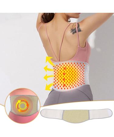 Self-Heating Back Support Belt - Comfortable Lumbar Support & Breathable Hip Belt for Pain Relief | International Shipping Available - Buy Online on GoSupps.com