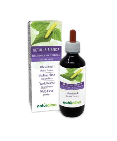 Bouleau blanc ou Bouleau verruqueux (Betula pendula alba ou verrucosa) feuilles Teinture M re sans alcool Naturalma - Extrait liquide gouttes 200 ml - Compl ment alimentaire - V g talien ou v gan Sans alcool 200 ml (Lot de 1)