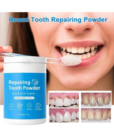 Tooth powder tooth powder repairing toothpaste 50 g instant dental care for daily morning routine travel bathroom - Buy Online on GoSupps.com