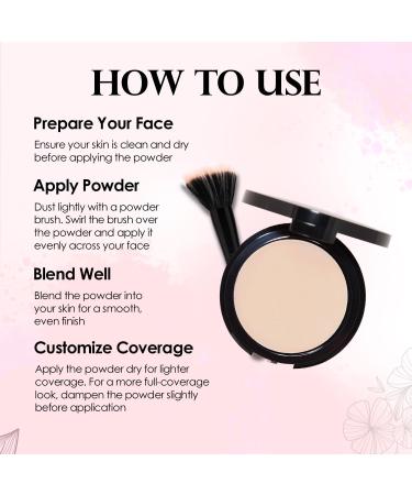 Vera Moore Matte Pressed Powder | Full Coverage Makeup Setting Compact for All Skin Types (Linen 12.5g) - Shine-Free Flawless Finish - Buy Online on GoSupps.com