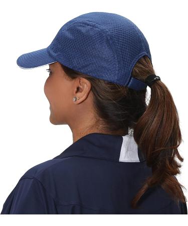 TrailHeads Women's Race Day Running Cap - Navy, One Size | Performance Hat - Buy Online on GoSupps.com