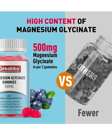 Organic Magnesium Glycinate Gummies with Melatonin & Vitamins for Calm Sleep - 60 Count - Buy Online on GoSupps.com