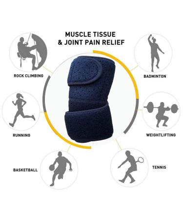 Adjustable Elbow Support Brace for Tendonitis, Golfers and Tennis Workouts - Pain Relief, Arthritis, Sports Injury Rehabilitation - Buy Online on GoSupps.com