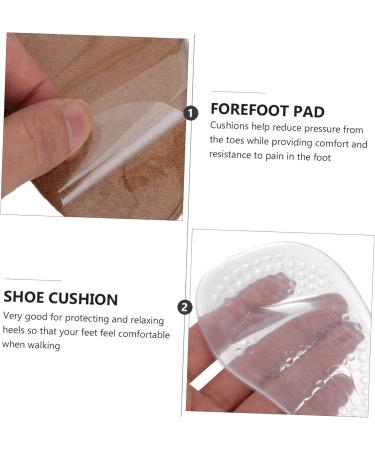 FRCOLOR 6 Pairs Silicone Forefoot Pads - High Heel Metatarsal Cushion for Women - Non-Slip Gel Foot Pads in Assorted Colors - Comfort & Support for All-Day Wear - Buy Online on GoSupps.com