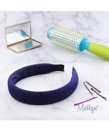Navy Padded Headband for Women - Motique Accessories - Buy Online on GoSupps.com