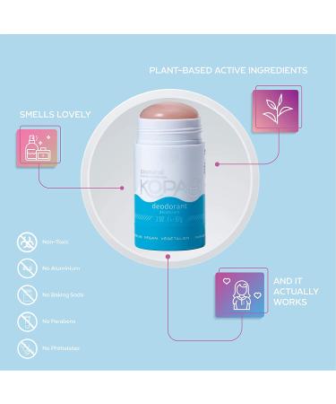 Kopari Aluminum-Free Coconut Oil Deodorant | Beach Scent | Vegan, Gluten-Free, Cruelty-Free | Odor Protection for Men & Women - Buy Online on GoSupps.com