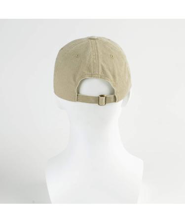 LANGZHEN Unisex Baseball Cap - 100% Cotton Adjustable Dad Hat for Men & Women - Khaki Washed Denim - Ideal for All Styles - Buy Online on GoSupps.com