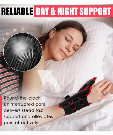 MAXAR Advanced Wrist Brace with Thumb Spica Splint - Effective Support for Dequervains Carpal Tunnel & Arthritis Pain - Best Right Hand Stabilizer (Large - Buy Online on GoSupps.com