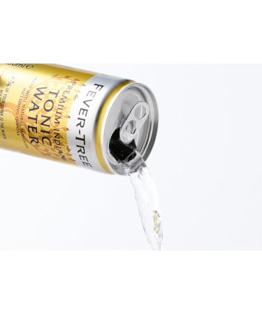Fever-Tree Indian Tonic Water - 24 Cans (150 ml Each) | Premium Mixer for Gin & Cocktails - International Shipping Available - Buy Online on GoSupps.com
