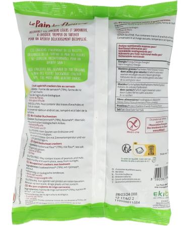  Le Pain des Fleurs Buckwheat Crackers 75g - Buy Online on GoSupps.com