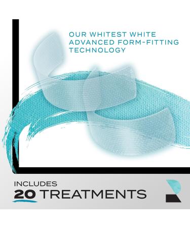 Rembrandt Teeth Whitening Strips Deeply White Enamel-Safe 40 Whitening Strips (20 Treatments) 1 Count (Pack of 20) - Buy Online on GoSupps.com