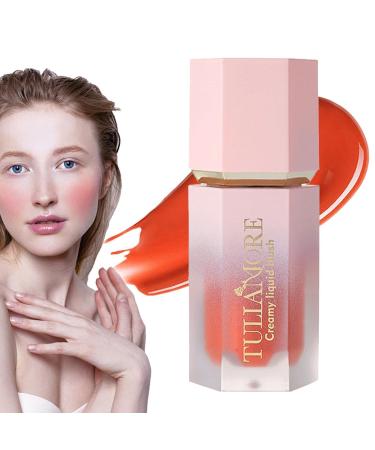 Cream | Cream Makeup for Super Dewy Liquid Look | Long-Wearing Smudgeproof Natural Glow for Eyes Lips Women Makeup Pochy 05#