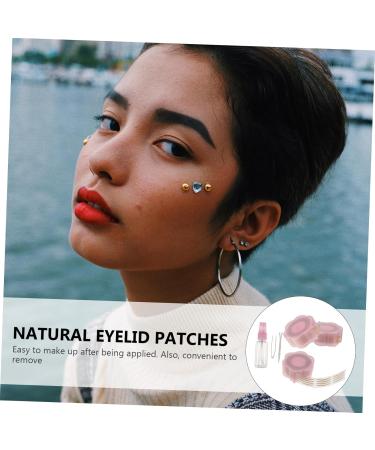 FOMIYES 2 Sets Double Eyelid Sticker Self- Adhesive Duct Tape Supplies Invisible Eyelid Tape Natural Invisible Tape Transparent Tape Eyes Adhesive Strip Glue Pink - Buy Online on GoSupps.com