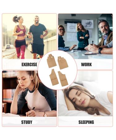 Peutier Foot Fingerless Glove Set - Comfortable Bale Cushions & Wrist Cuffs for Men & Women - Breathable Toe & Thumb Protection - Buy Online on GoSupps.com