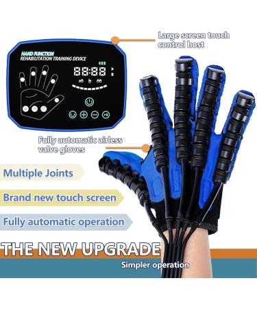 Rehabilitation Robot Gloves Both Hand Stroke Hemiplegia Finger Training Device Finger Orthosis for Long-Term Relief of Hand Dysfunction(Size:M Size Color:Blue-Right) M size blue-right - Buy Online on GoSupps.com
